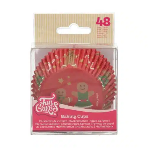 Funcakes baking cups gingerbread pk/48