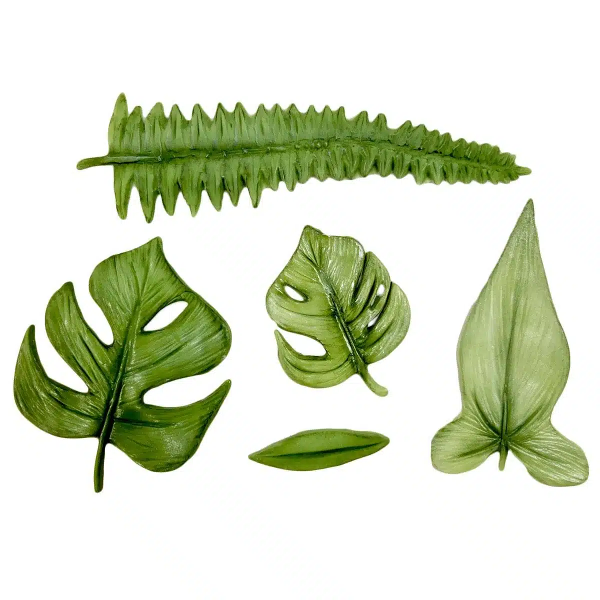 Karen davies mould  tropical leaves bij cake, bake & love 6 Karen davies mould  tropical leaves - afbeelding 2