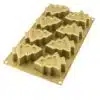 Silikomart silicone mould mini christmas tree bij cake, bake & love 3