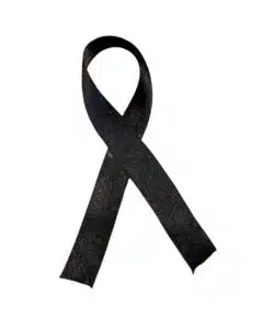 Lint per meter 1,5 cm breed - Zwart