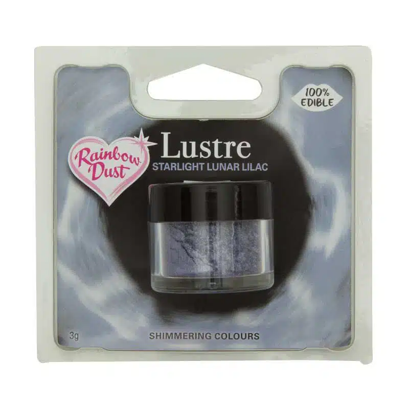 Rd edible lustre - starlight lunar lilac bij cake, bake & love 5 Rd edible lustre - starlight lunar lilac