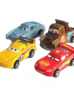 Plastic decoratieset Cars set 4