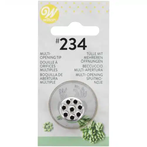 Wilton decorating tip multi open #234