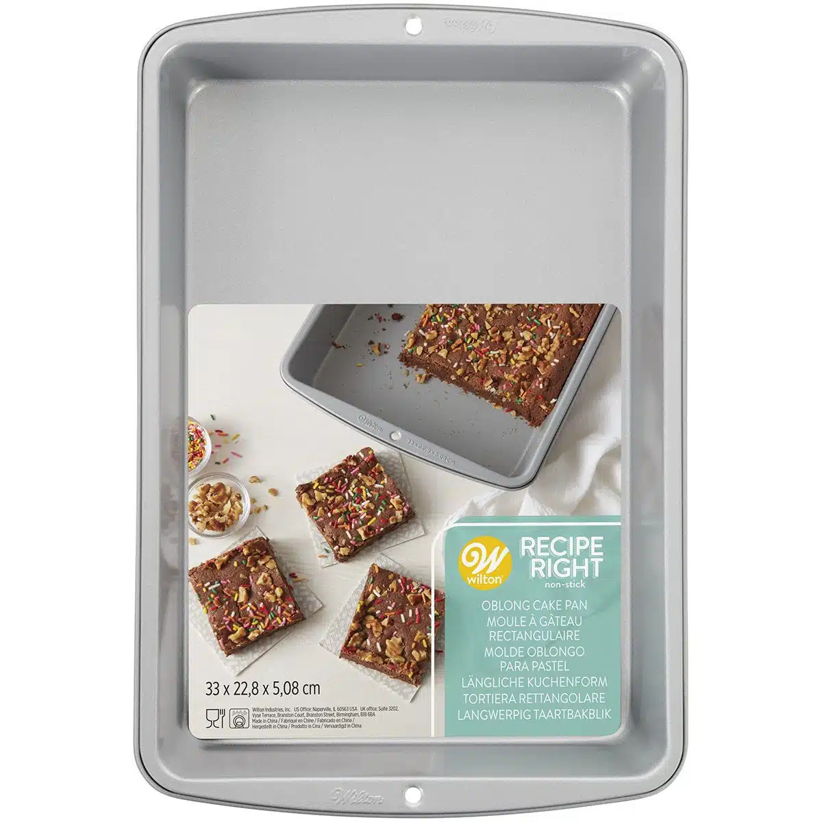 Wilton recipe right oblong cake pan 33 x 22,9 cm bij cake, bake & love 5 Wilton recipe right oblong cake pan 33 x 22,9 cm