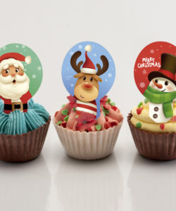 Kerst ouwel prikkers cupcakes pakket bij cake, bake & love 11