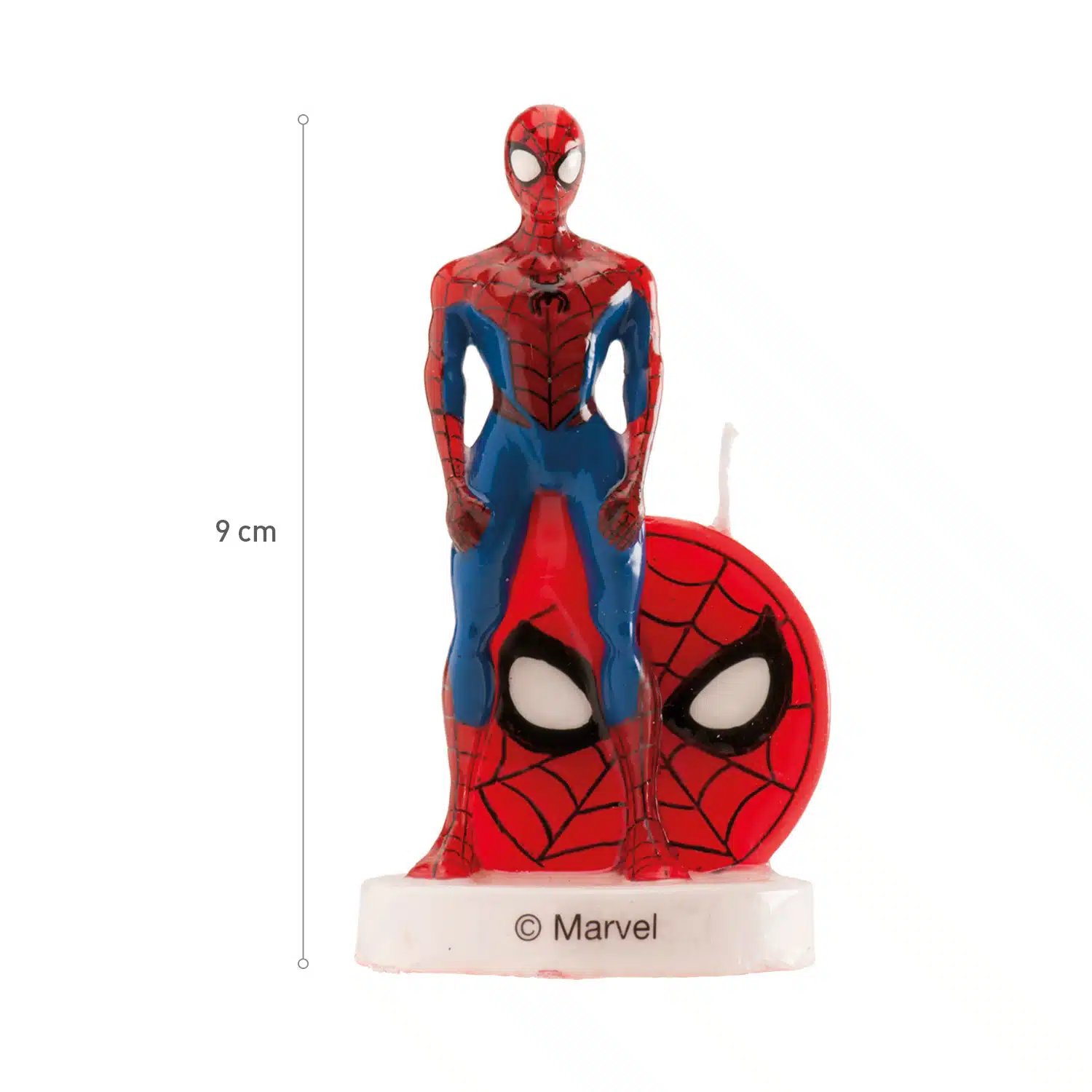 Spiderman 3d kaars bij cake, bake & love 6 Spiderman 3d kaars - afbeelding 2