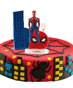 Spiderman 3d kaars bij cake, bake & love 13