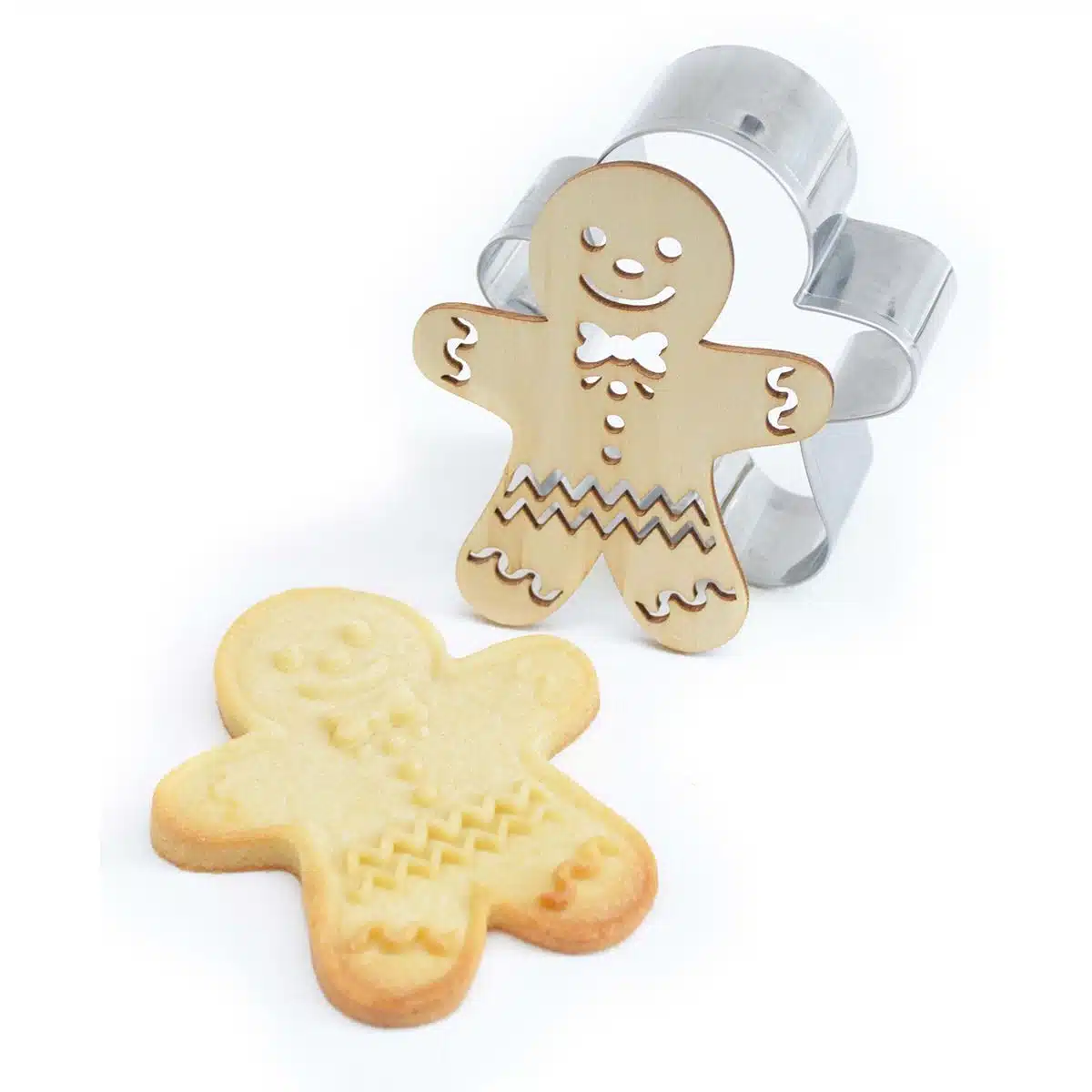 Scrapcooking cookie cutter & embosser gingerbread man bij cake, bake & love 6 Scrapcooking cookie cutter & embosser gingerbread man - afbeelding 2