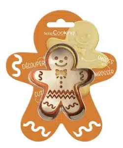Scrapcooking Cookie Cutter & Embosser Gingerbread Man