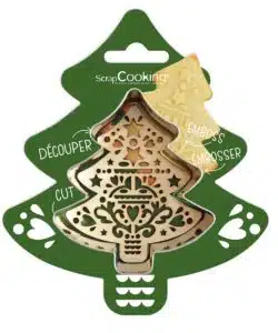 Scrapcooking Cookie Cutter & Embosser Kerstboom