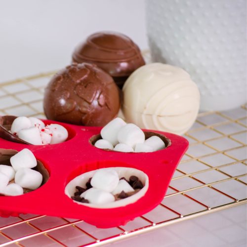 Hot cocoa bomb mini set bij cake, bake & love 7