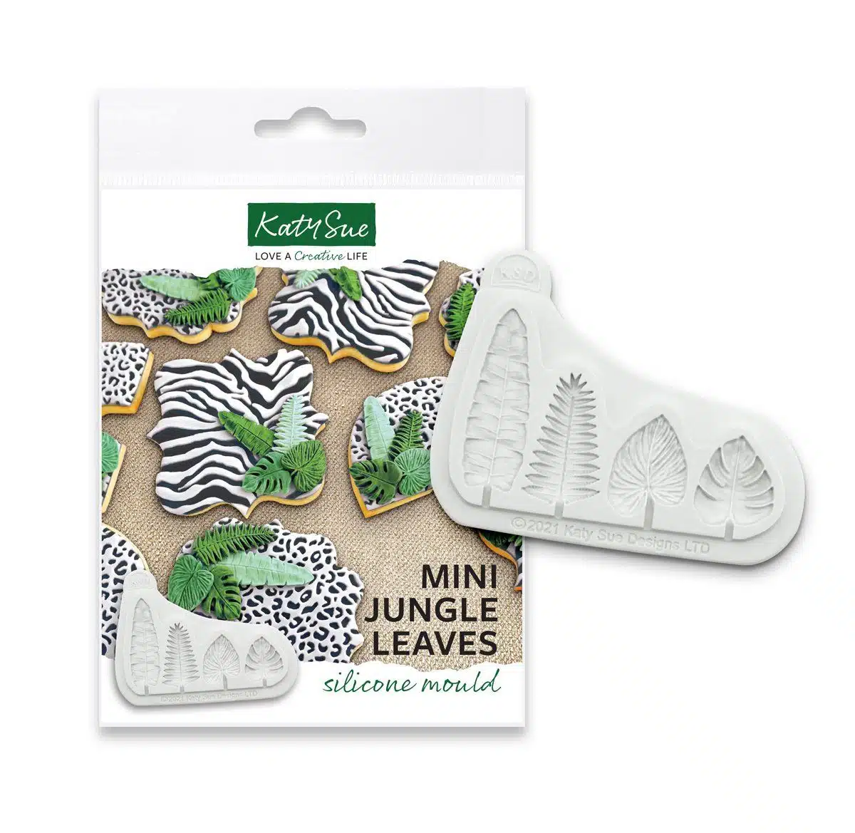 Katy sue designs - mini jungle leaves bij cake, bake & love 5 Katy sue designs - mini jungle leaves