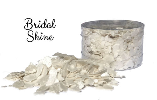 Crystal candy bridal shine edible flakes bij cake, bake & love 5