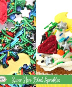 Crystal candy decorative sprinkles superhero blast 75 gram bij cake, bake & love 7