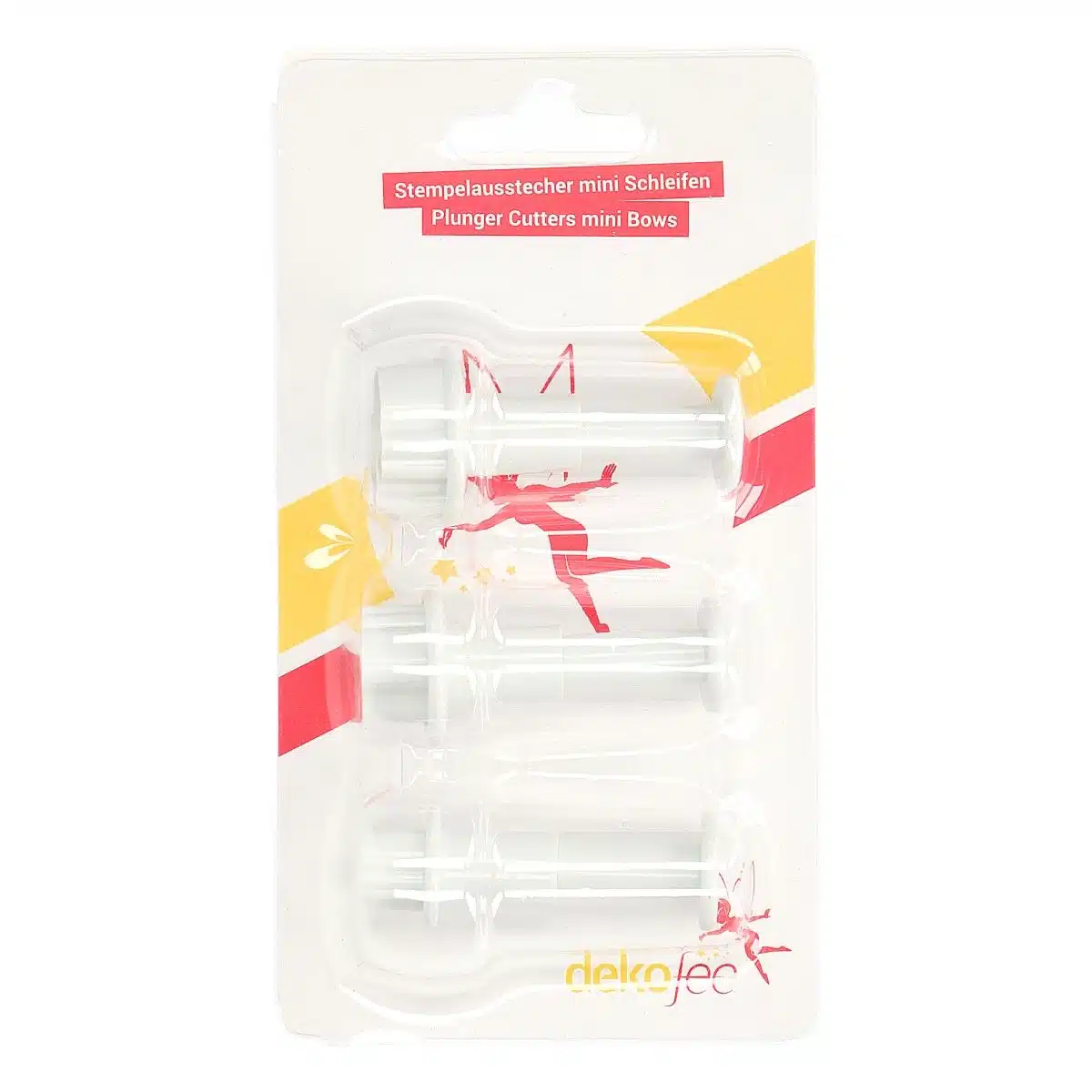 Dekofee mini plungers bows set/3 bij cake, bake & love 6 Dekofee mini plungers bows set/3 - afbeelding 2