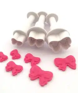 Dekofee Mini Plungers Bows set/3