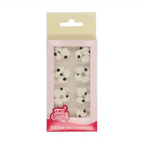 Funcakes suikerdecoratie ogen ovaal set/32