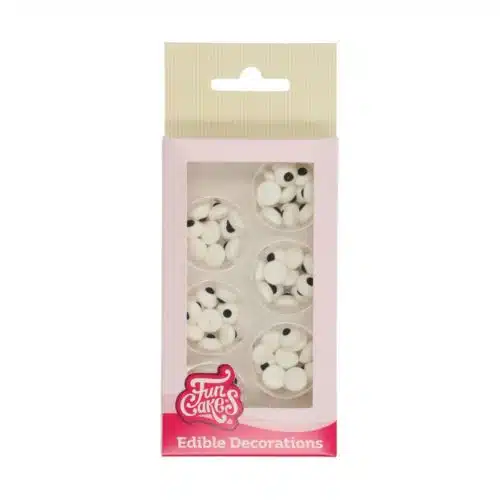 Funcakes candy eyeballs set/64