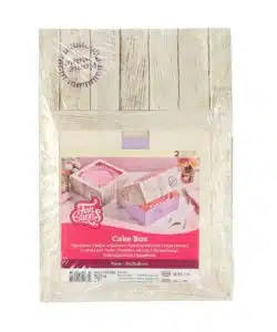 FunCakes Taartdoos -Pure- 21x21x9 cm pk/2