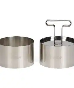 Patisse Garneerring Ø9x5,5cm Set/2 & Uitdrukker