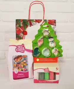 Voordeel Kerst Mini Koekjes Pakket + gratis uitsteker set
