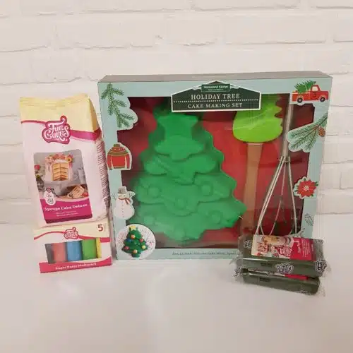 Kerstboom taart pakket