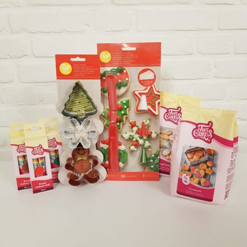 Kerstkoekjes royal icing pakket +spatel bij cake, bake & love 5