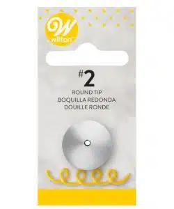 Wilton Decorating Tip #002 Round Carded