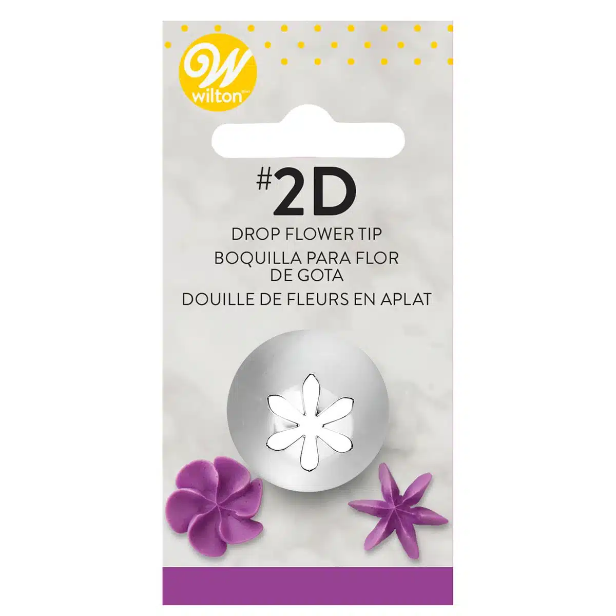 Wilton decorating tip #2d dropflower carded bij cake, bake & love 6 Wilton decorating tip #2d dropflower carded - afbeelding 2
