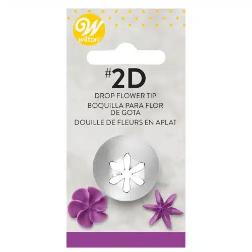 Wilton decorating tip #2d dropflower carded