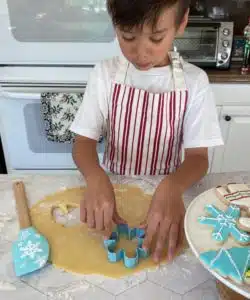 Sneeuwvlok spatel & uitsteker bij cake, bake & love 10