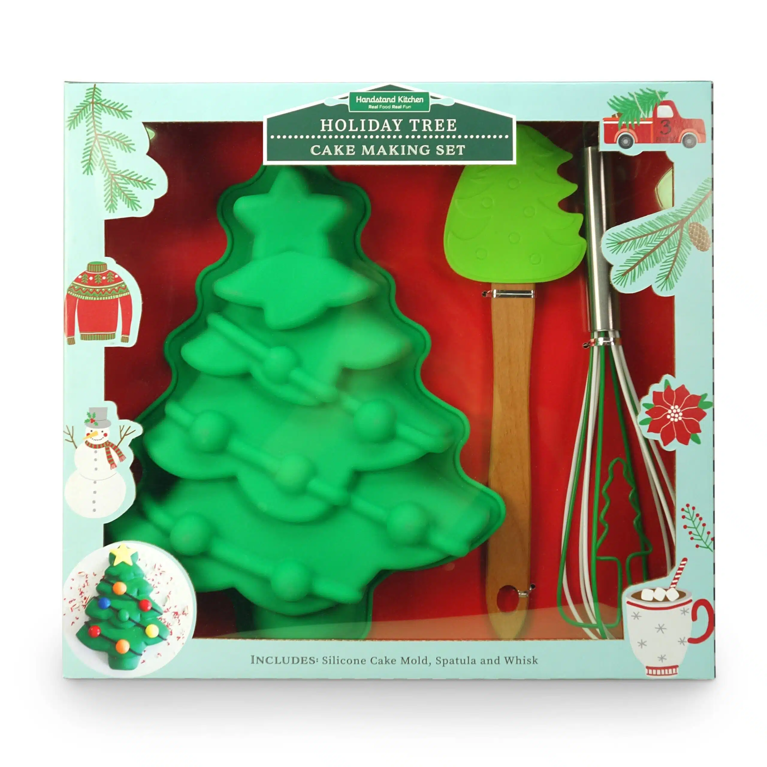 Kerstboom taart bakpakket bij cake, bake & love 5 Kerstboom taart bakpakket