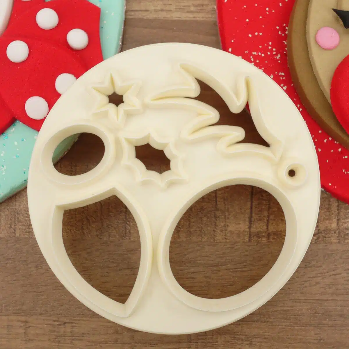 Kerst figuren gezichten koekjes pakket bij cake, bake & love 7 Kerst figuren gezichten koekjes pakket - afbeelding 3