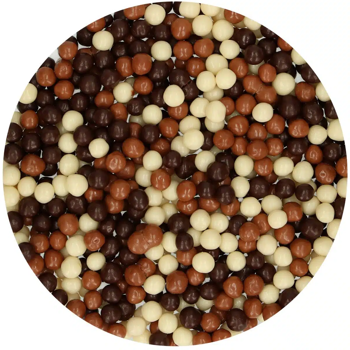 Funcakes chocolade crispy pearls mix 155 g bij cake, bake & love 5 Funcakes chocolade crispy pearls mix 155 g - afbeelding 2