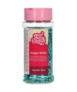 FunCakes Metallic Sugar Rods XL Blue 70 g