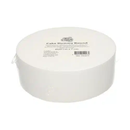 Funcakes taart dummy rond 20 cm - 7 cm hoog