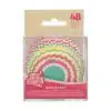 Funcakes baking cups colourful chevron pk/48 bij cake, bake & love 1