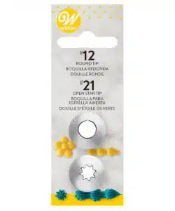 Wilton Decorating Tip Set #012, #021