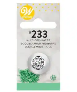 Wilton Decorating Tip #233 Multi-open Carded