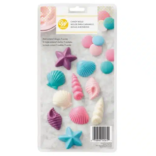 Wilton candy mold seashells