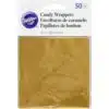 Wilton foil wrappers gold pk/50 bij cake, bake & love 3