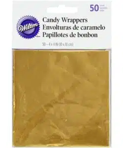 Wilton Foil Wrappers Gold pk/50