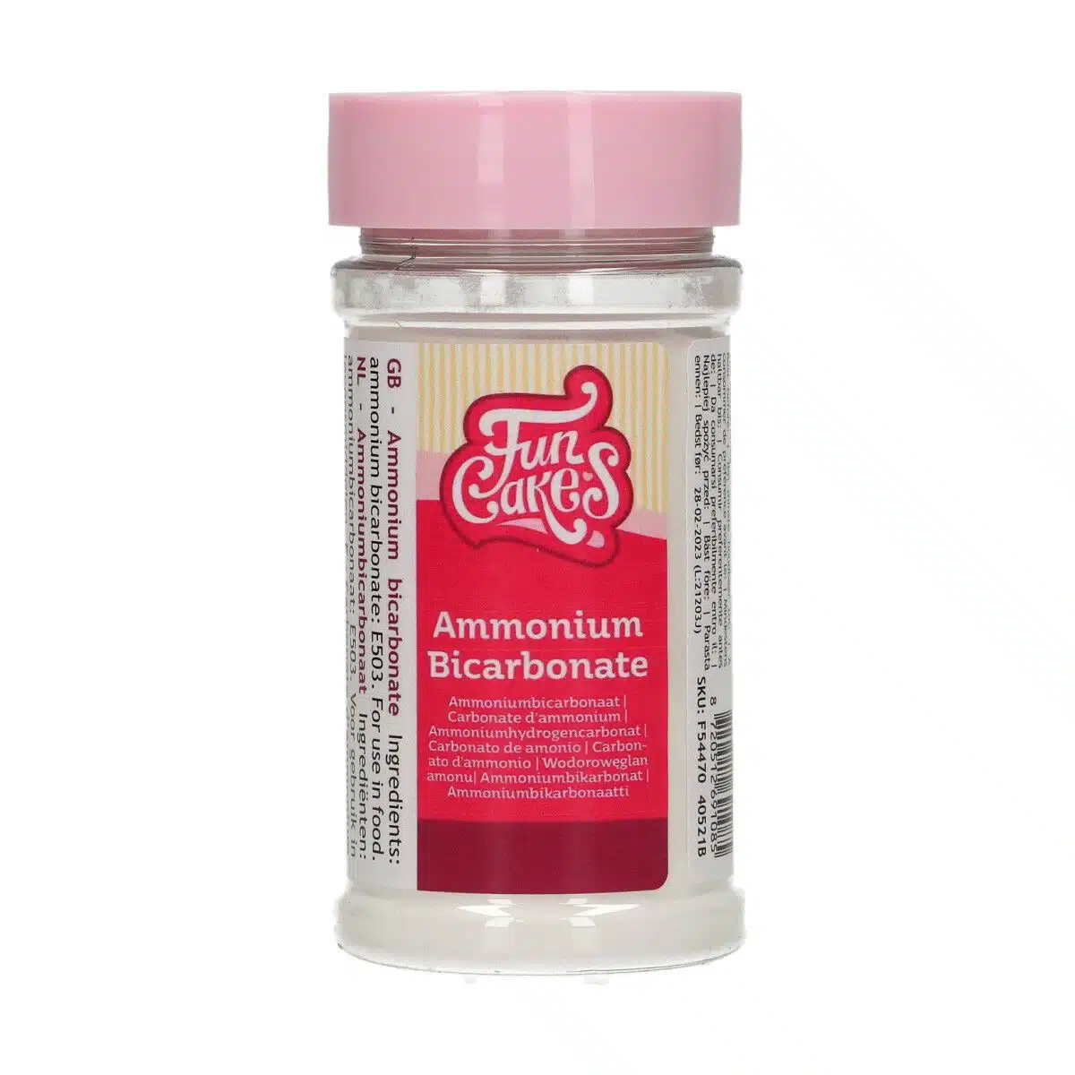 Funcakes ammoniumbicarbonaat 80 g bij cake, bake & love 5 Funcakes ammoniumbicarbonaat 80 g