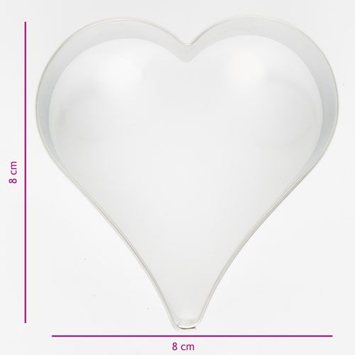 Koekjes uitsteker hart 8 cm bij cake, bake & love 7