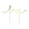 Partydeco cake topper love - goud bij cake, bake & love 3