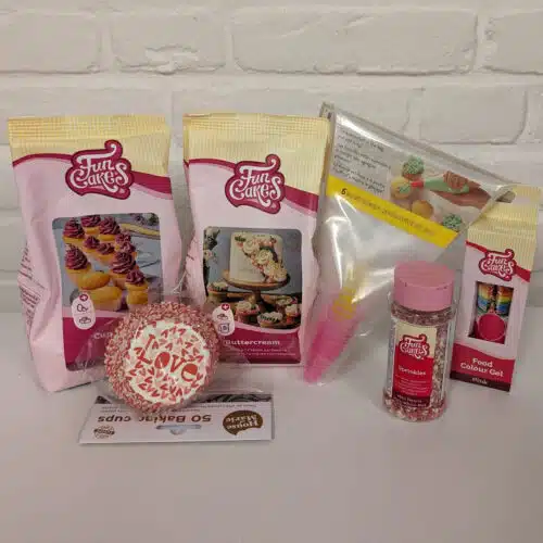 Valentijn cupcakes pakket