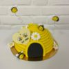 Bee mine bijenkorf taartje pakket + stap-voor-stap instructiefilmpje (inclusief bakvorm) bij cake, bake & love 1