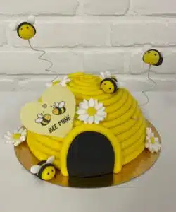 Bee Mine Bijenkorf Taartje Pakket + stap-voor-stap instructiefilmpje (inclusief bakvorm)