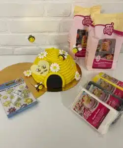 Alternative view of Bee Mine Bijenkorf Taartje Pakket + stap-voor-stap instructiefilmpje (zonder bakvorm)