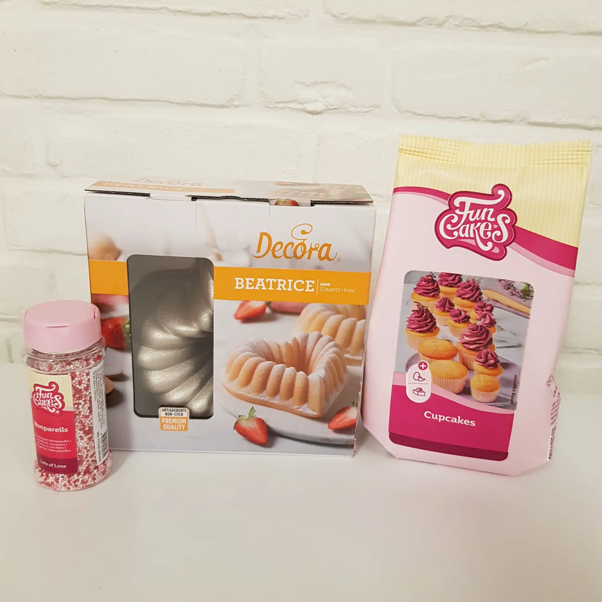 Valentijn hart mini tulband pakket bij cake, bake & love 5 Valentijn hart mini tulband pakket